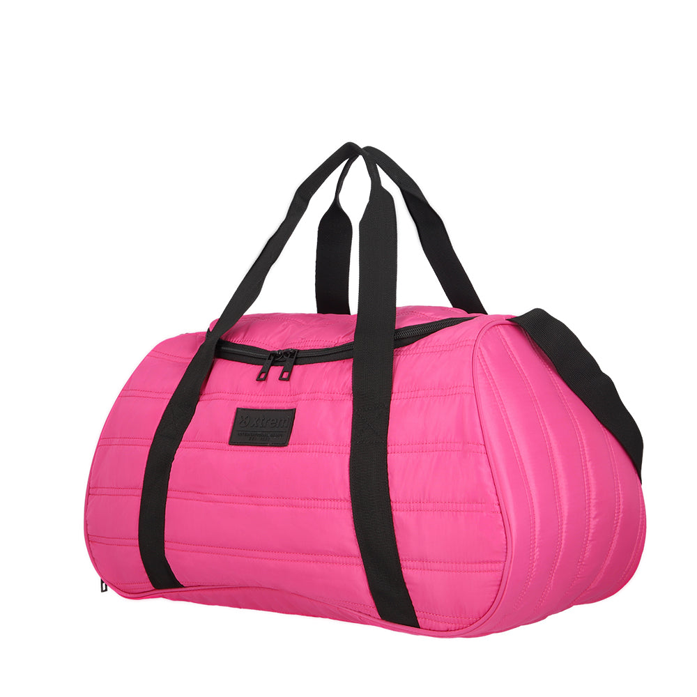 Mega Pack mochila urbana mujer + bolso deportivo + lonchera + estuche fucsia