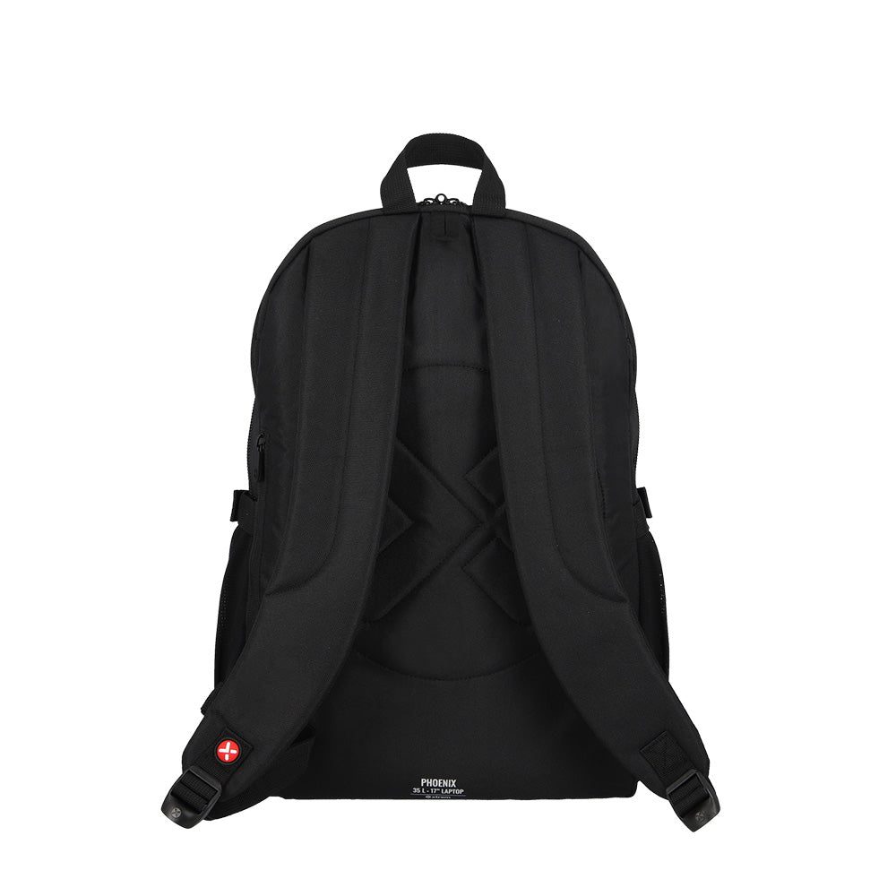 Mochila para laptop hombre Phoenix 17'' negra