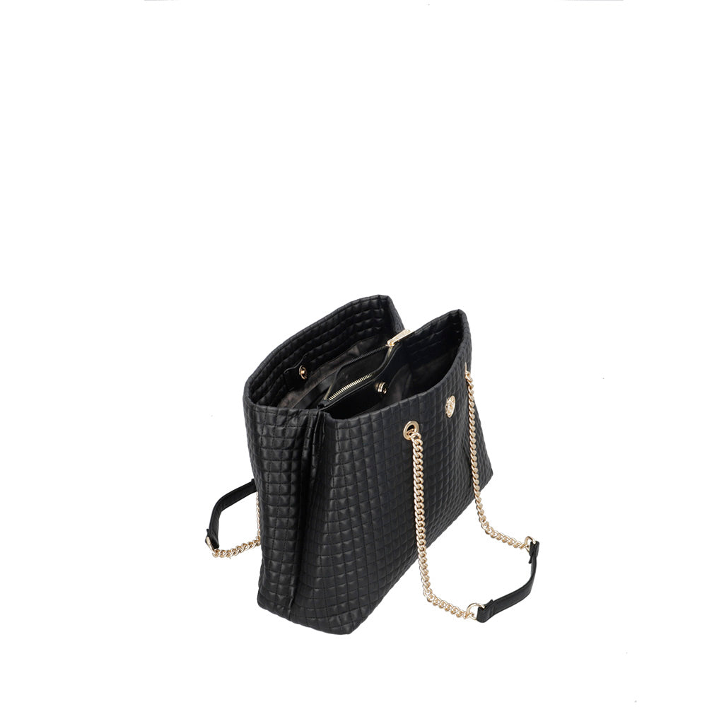 CARTERA DE HOMBRO VERSALLES FW24 NEGRO L