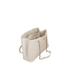 CARTERA DE HOMBRO VERSALLES FW24 BEIGE L