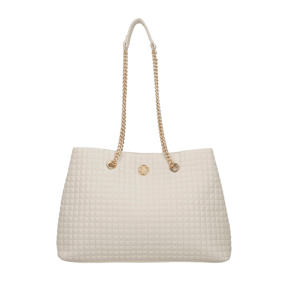 CARTERA DE HOMBRO VERSALLES FW24 BEIGE L