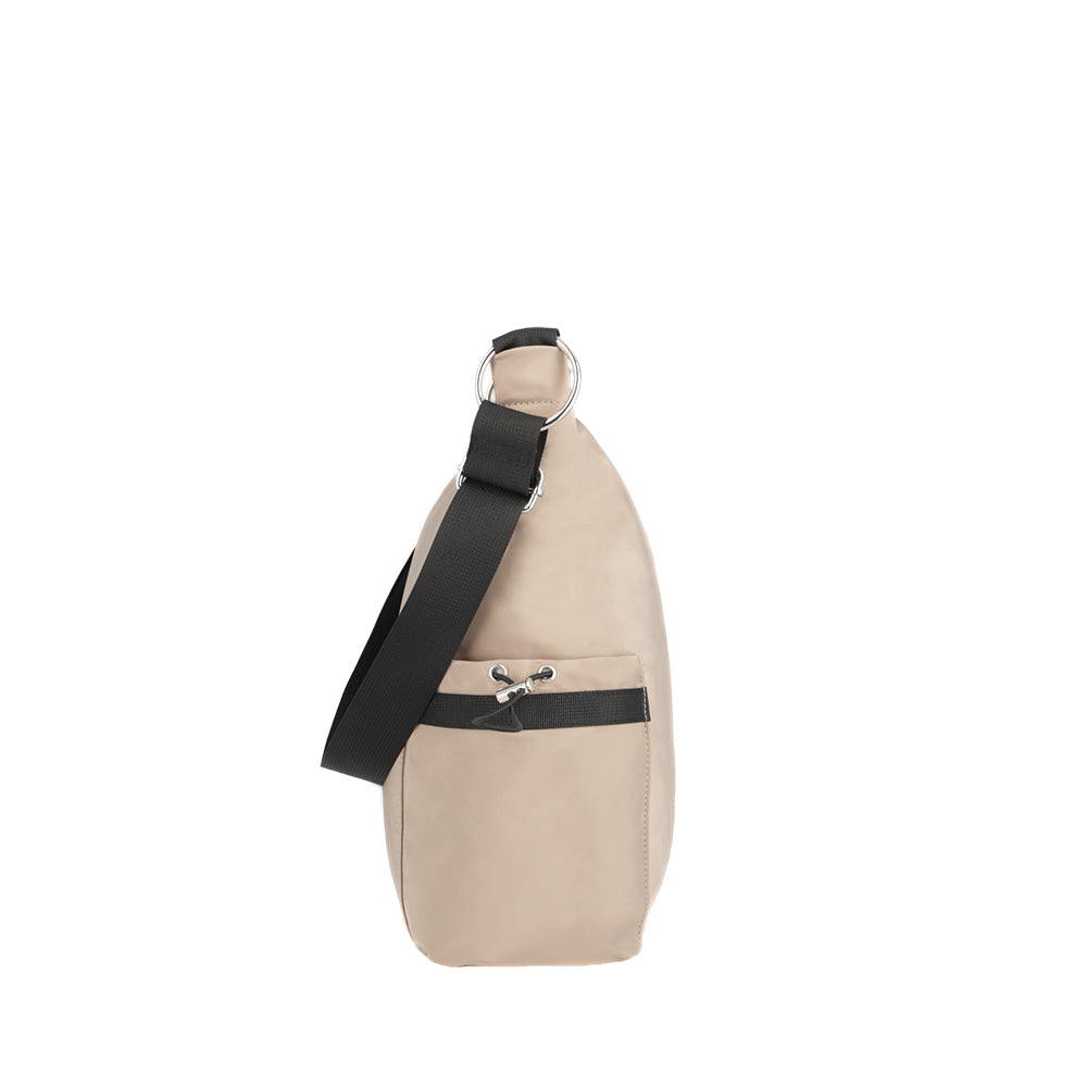 Cartera de Hombro Grace Beige Pequeña