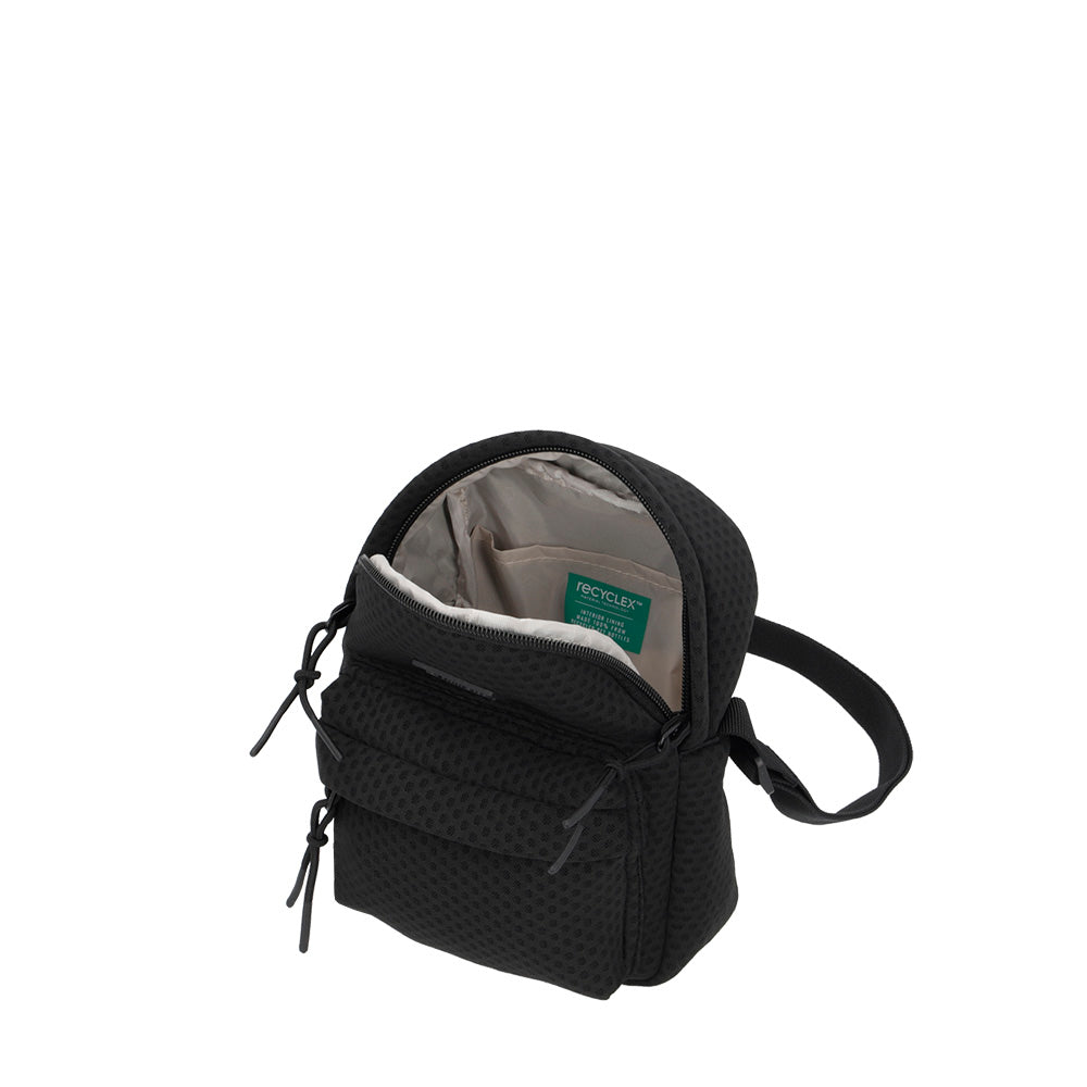 Bolso cruzado para mujer Piper negro S