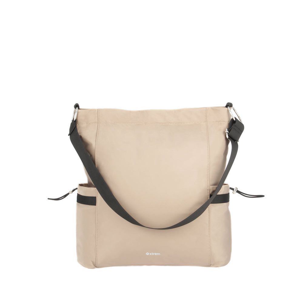 Cartera de Hombro Grace Beige Pequeña