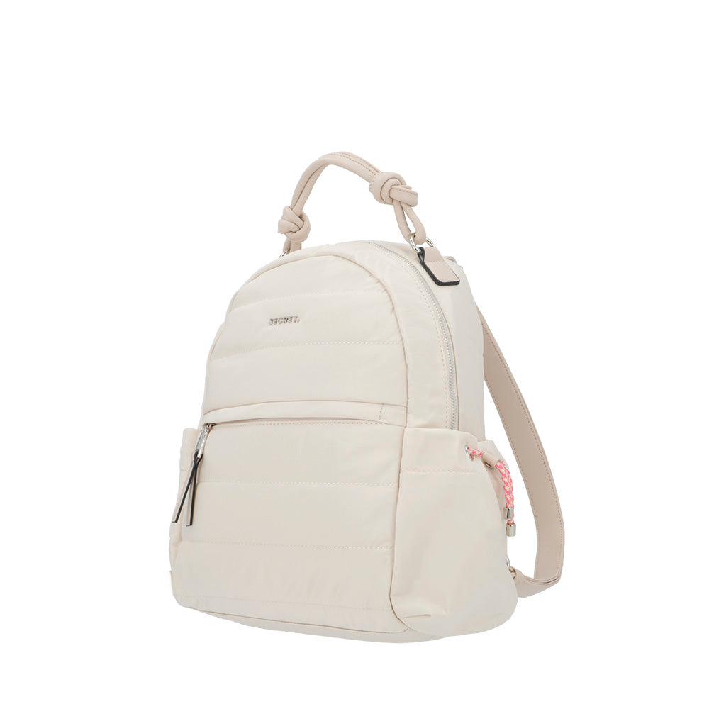 Mochila beige mujer on sale