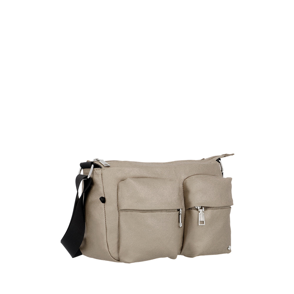 Cartera Bandolera Nina Beige Pequeña