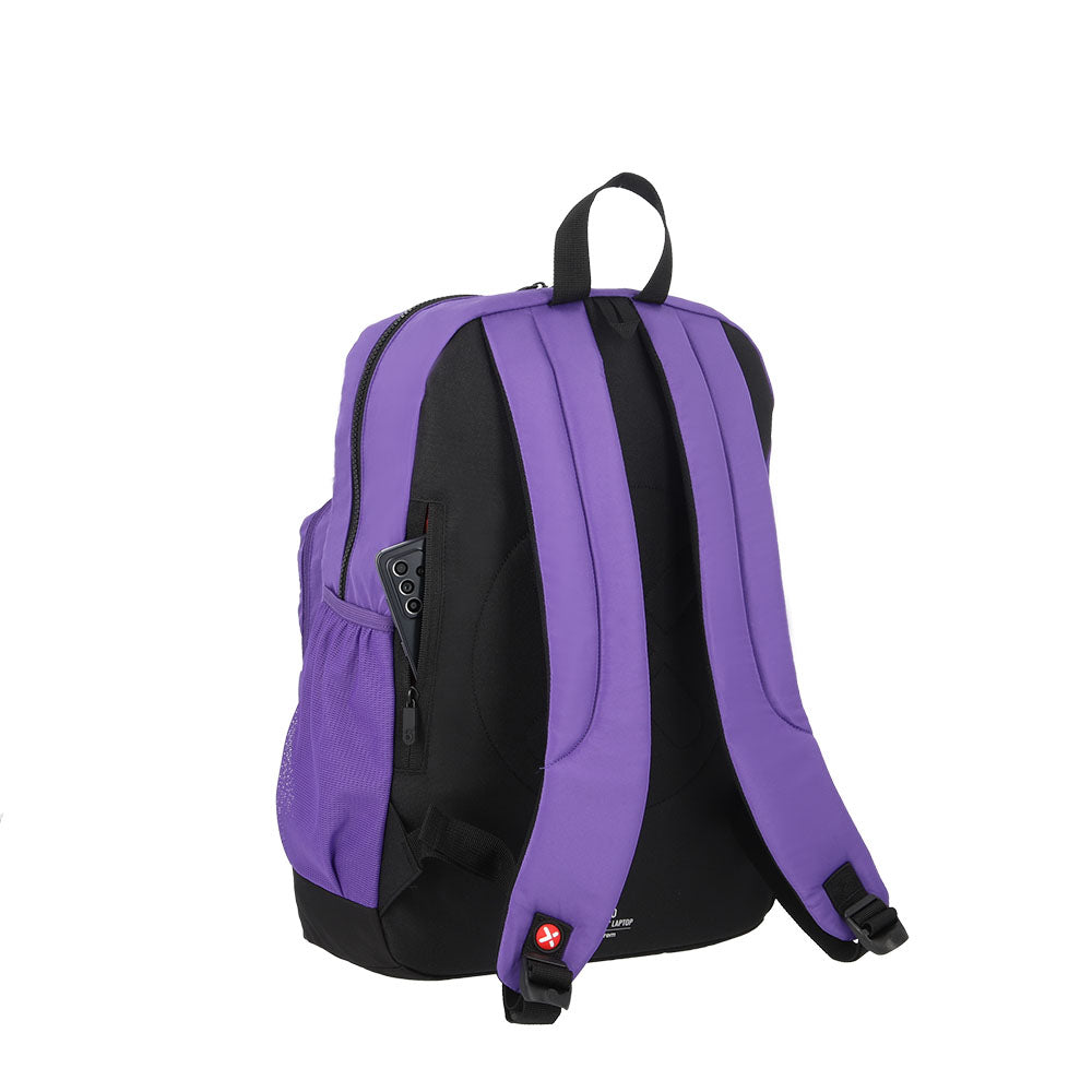 Mochila para laptop mujer Vito 15.6'' morada