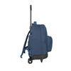 Mochila con ruedas para laptop Acceleration Java azul 16"