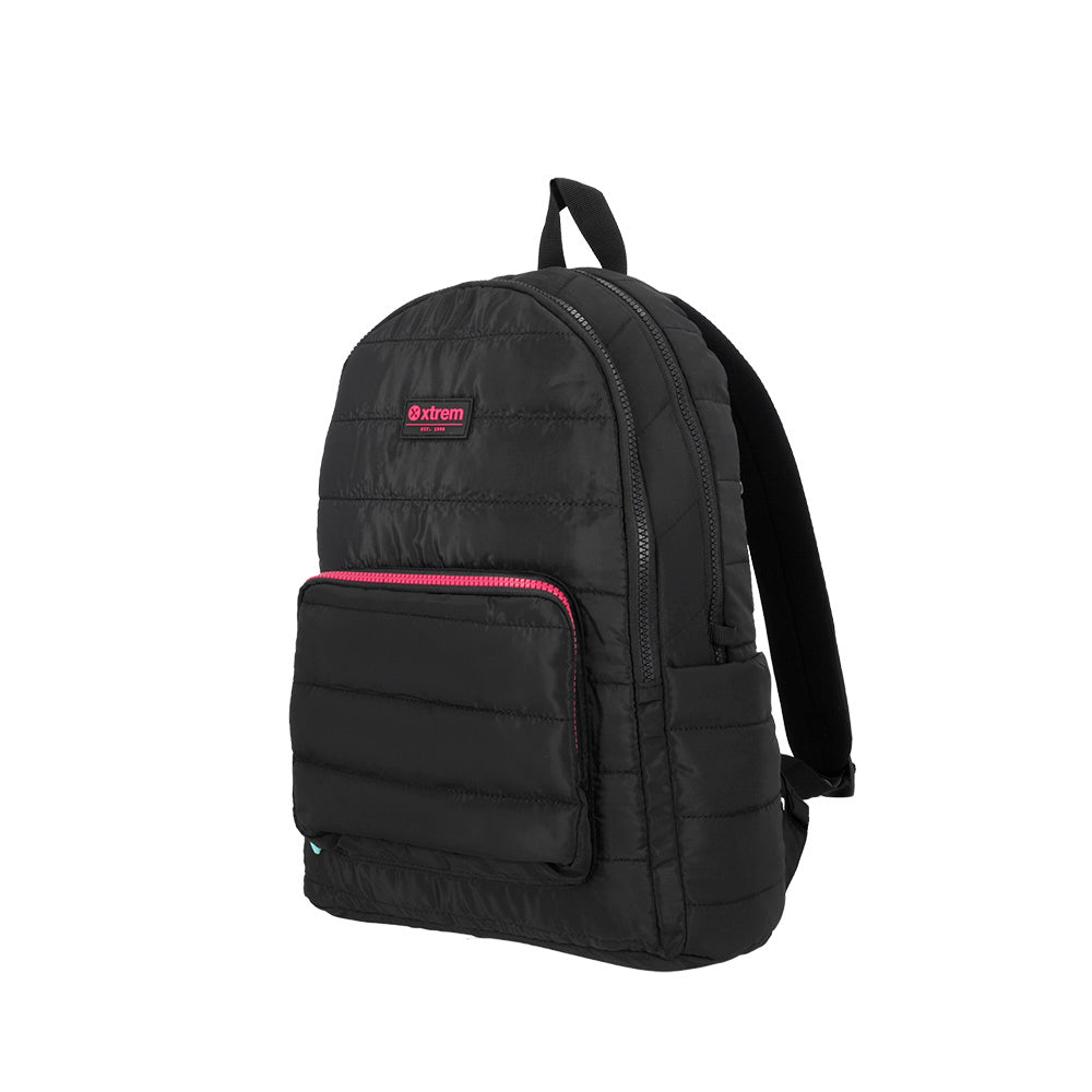 Mochila para laptop Hamilton 15" negra/rosada