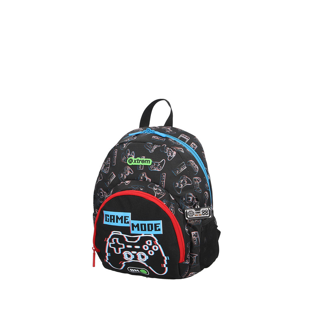 Mochila escolar Power Gamer negra