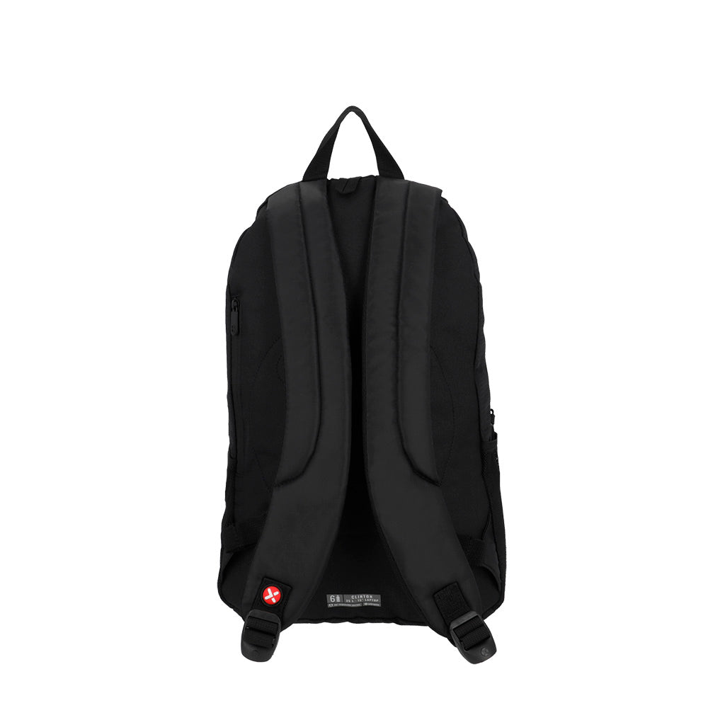 Mochila para laptop Clinton 15" negra/amarilla