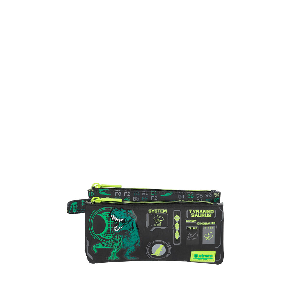 Estuche Trinity 4Xt Green Dino M