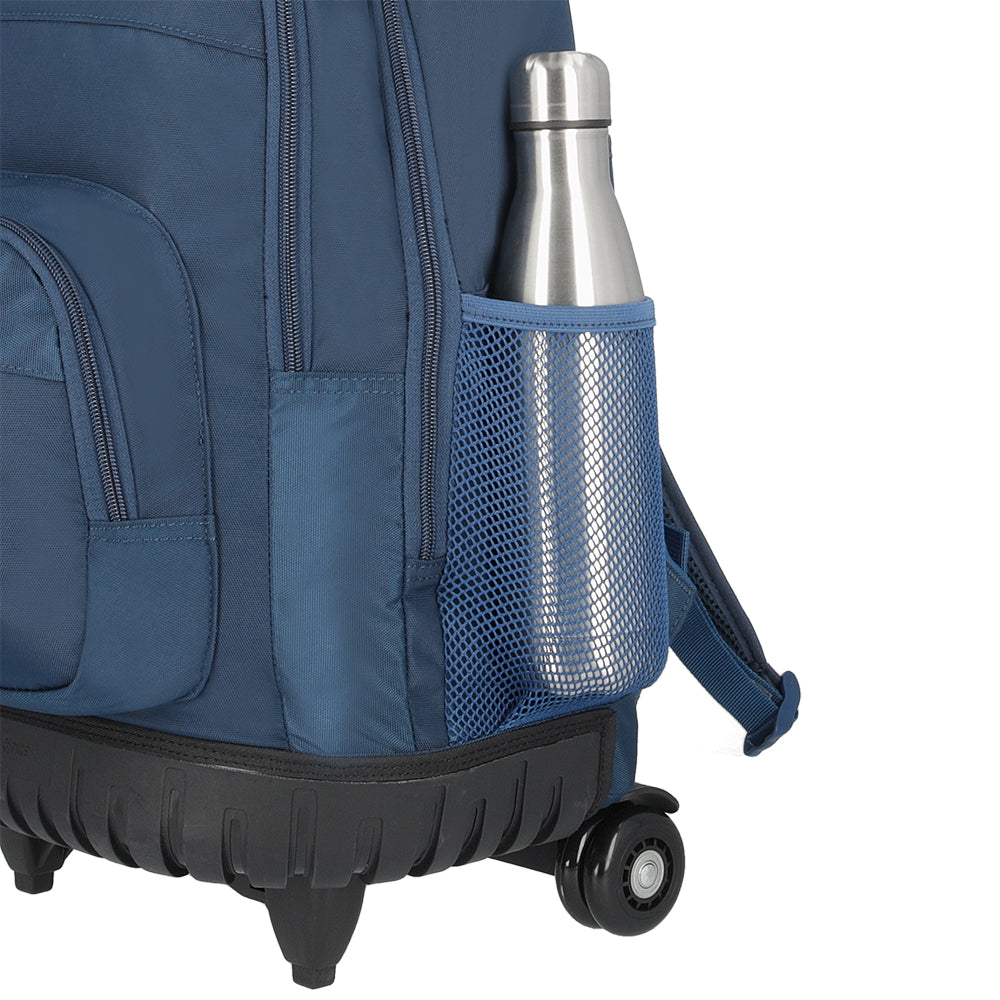 Mochila con ruedas para laptop Acceleration Java azul 16"