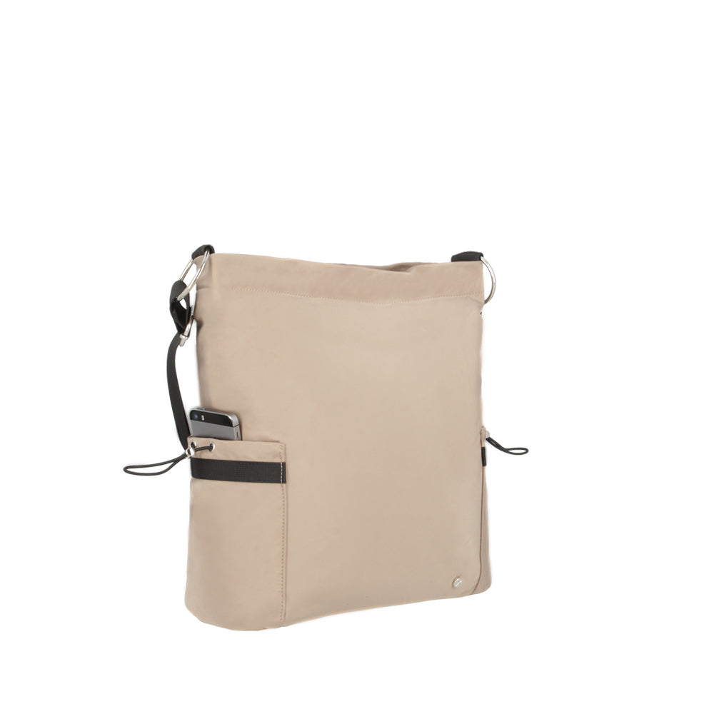 Cartera de Hombro Grace Beige Pequeña