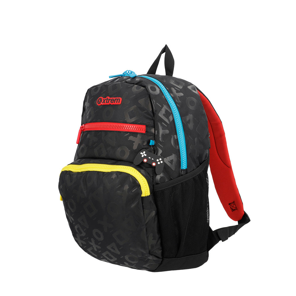 Mochila para niños Bolt Gamer negra