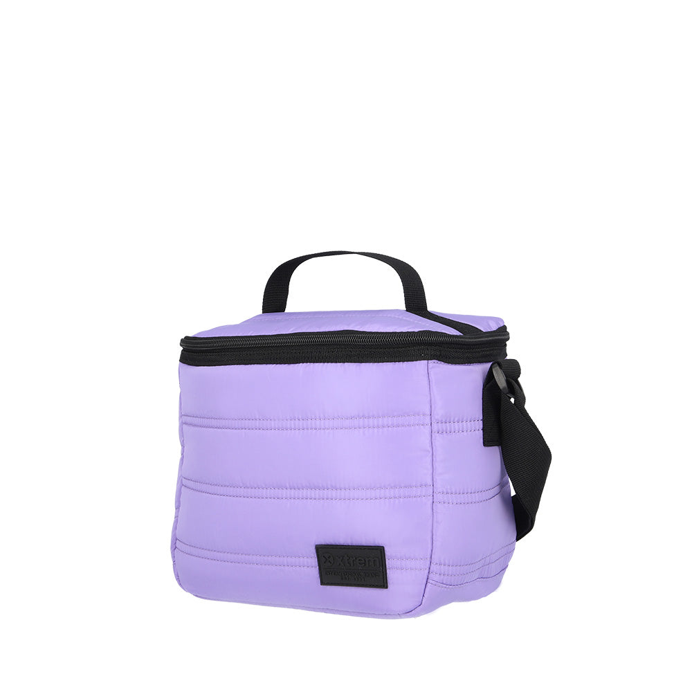 Mega Pack mochila urbana mujer + bolso deportivo + lonchera + estuche violeta