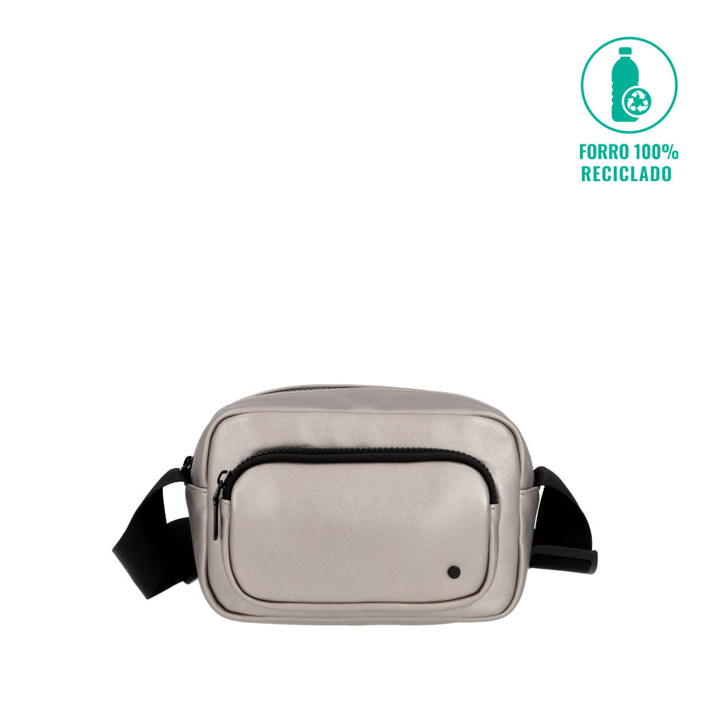 Cartera Bandolera Izzie Gris Pequeña