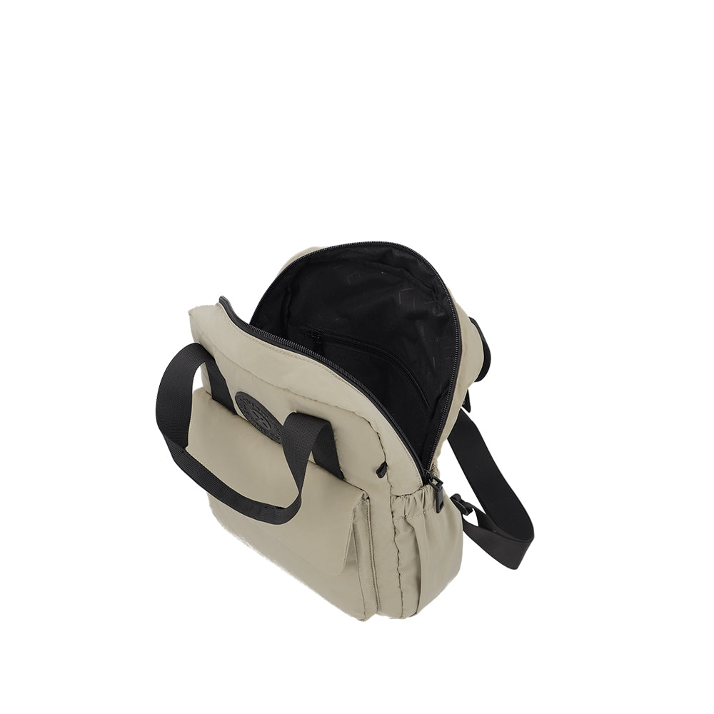 Mochila Urbana Drew Beige Pequeña