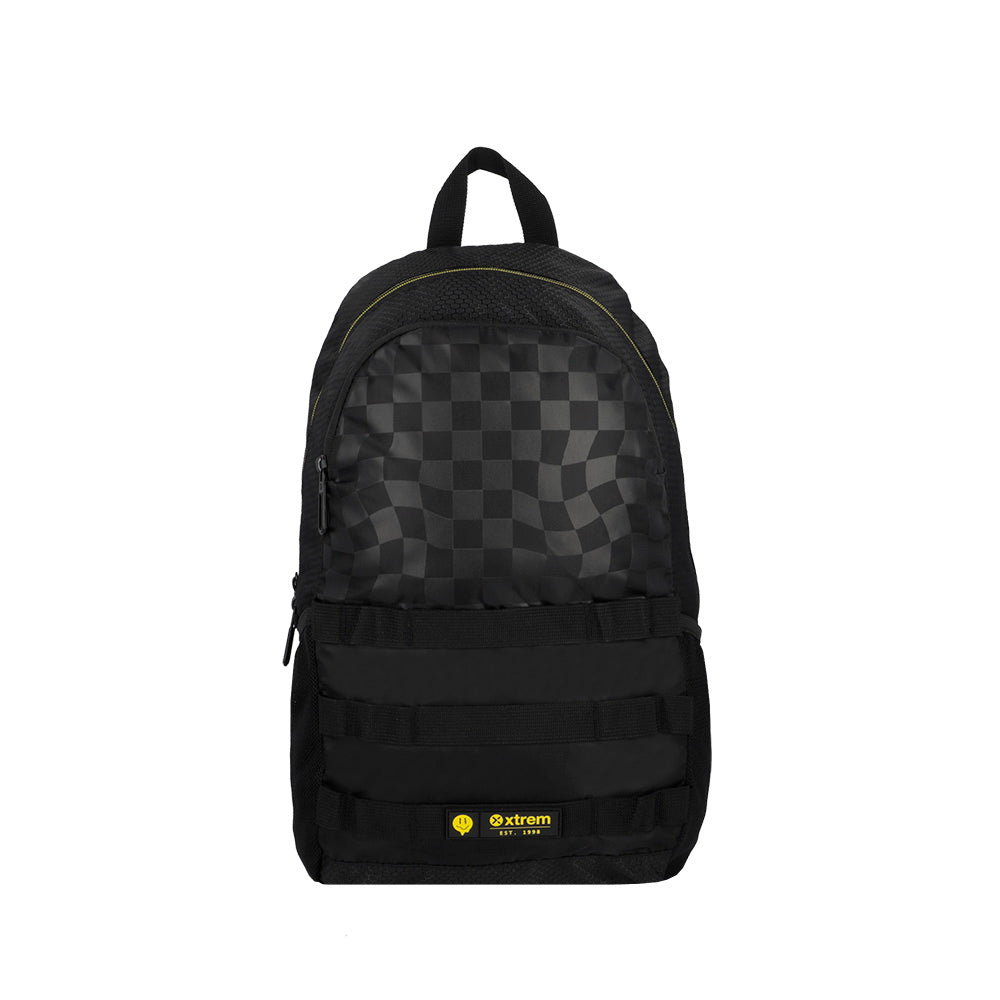 Mochila para laptop Clinton 15" negra/amarilla