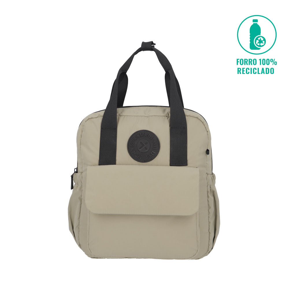 Mochila Urbana Drew Beige Pequeña