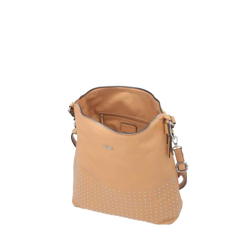 Cartera de Hombro Seattle Beige Grande