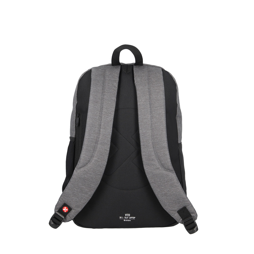 Mochila para laptop hombre Vito 15.6'' gris