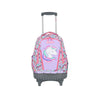 Mochila escolar con ruedas Trolley Unicorn lila