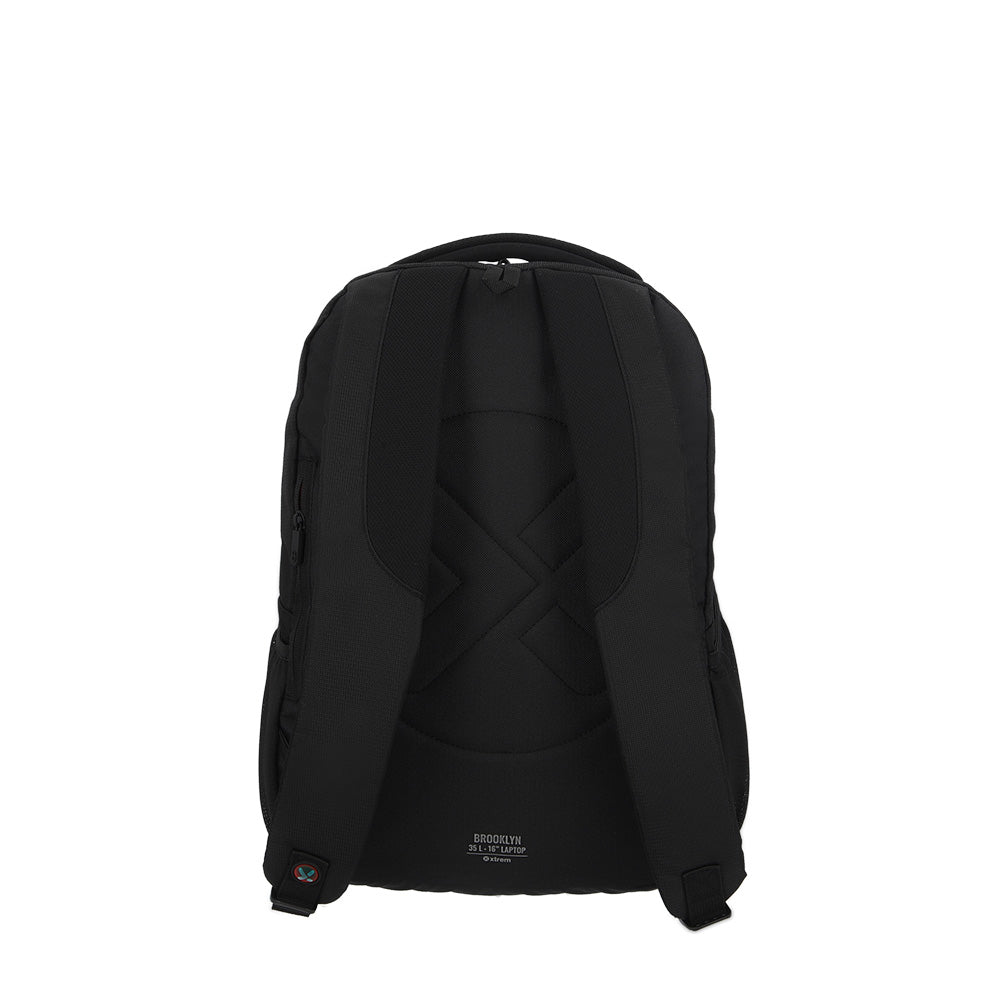 Mochila para laptop hombre Brooklyn 16'' negra