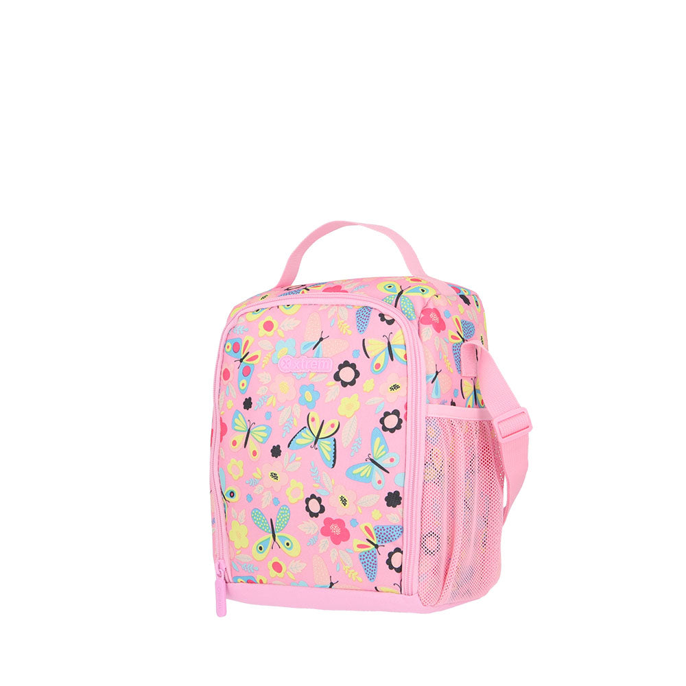 Set mochila con ruedas escolar Run Pack Pink Forest 3 piezas