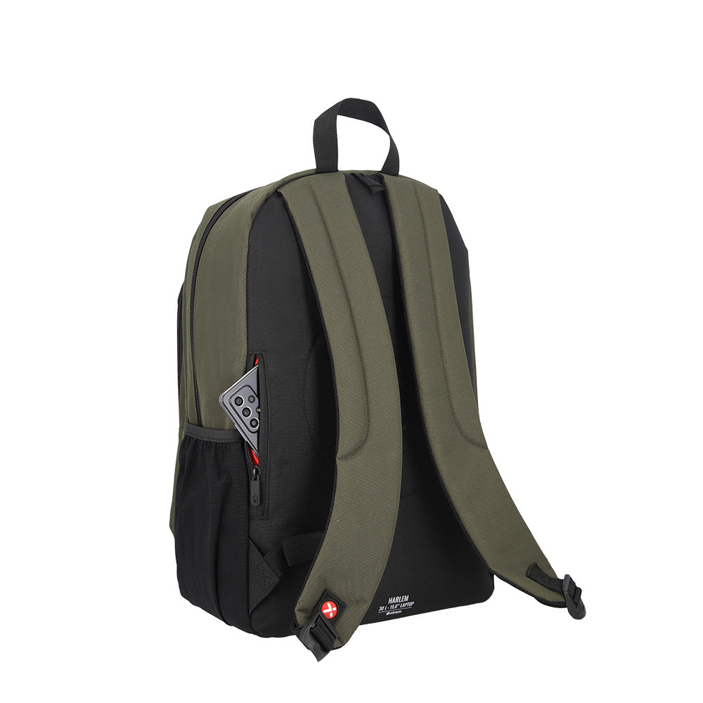 Mochila para laptop hombre Harlem 15.6'' verde