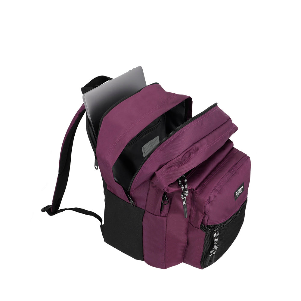 Mochila para laptop Kong 16" morada