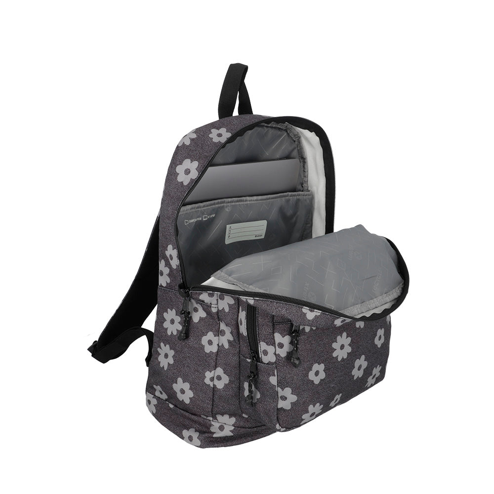 Mochila Vito 4Xt Denim Flowers L