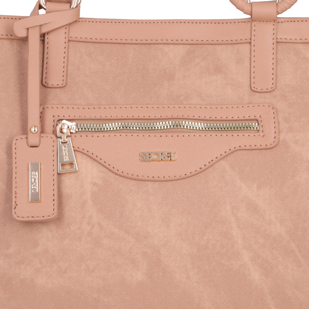 Cartera de Hombro Palermo Beige Grande