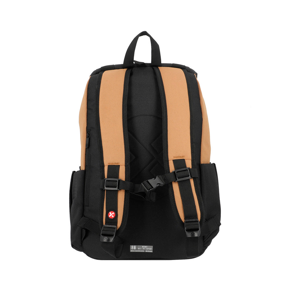 Mochila para notebook 16" de hombre Kent café