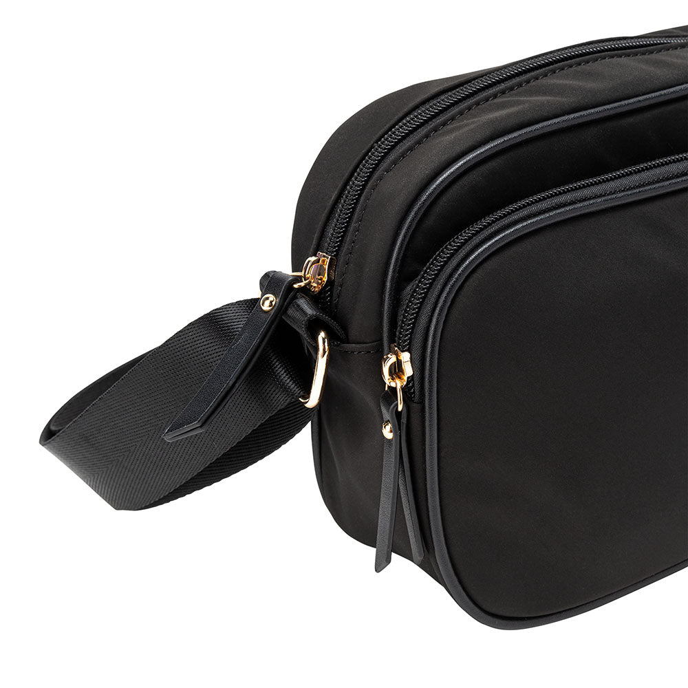 Bandolera para mujer Dubai negra S – House of Samsonite Peru