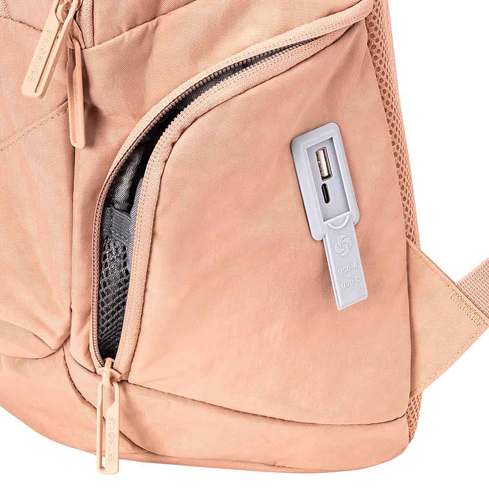 Mochila para notebook Ignition Lismore beige 17