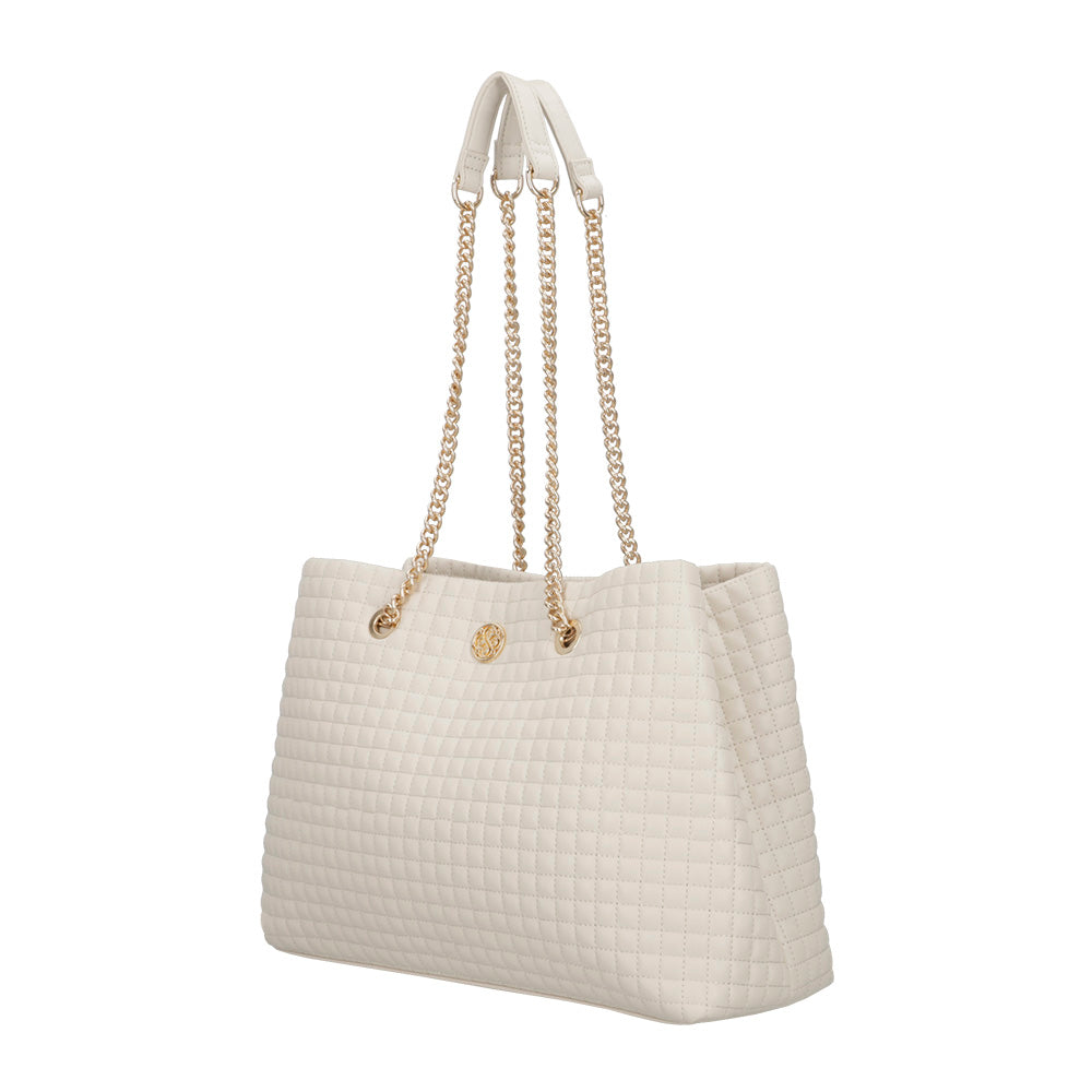 CARTERA DE HOMBRO VERSALLES FW24 BEIGE L