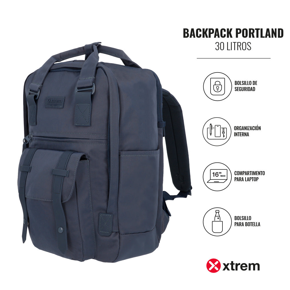 Mochila para laptop Portland 16" azul