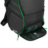 Mochila para laptop Gamerpack 17" negra/verde