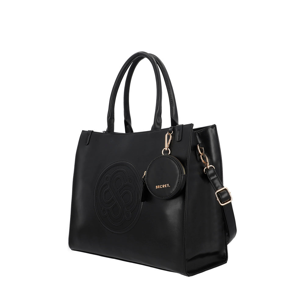 Cartera tote bag Atenas negra M