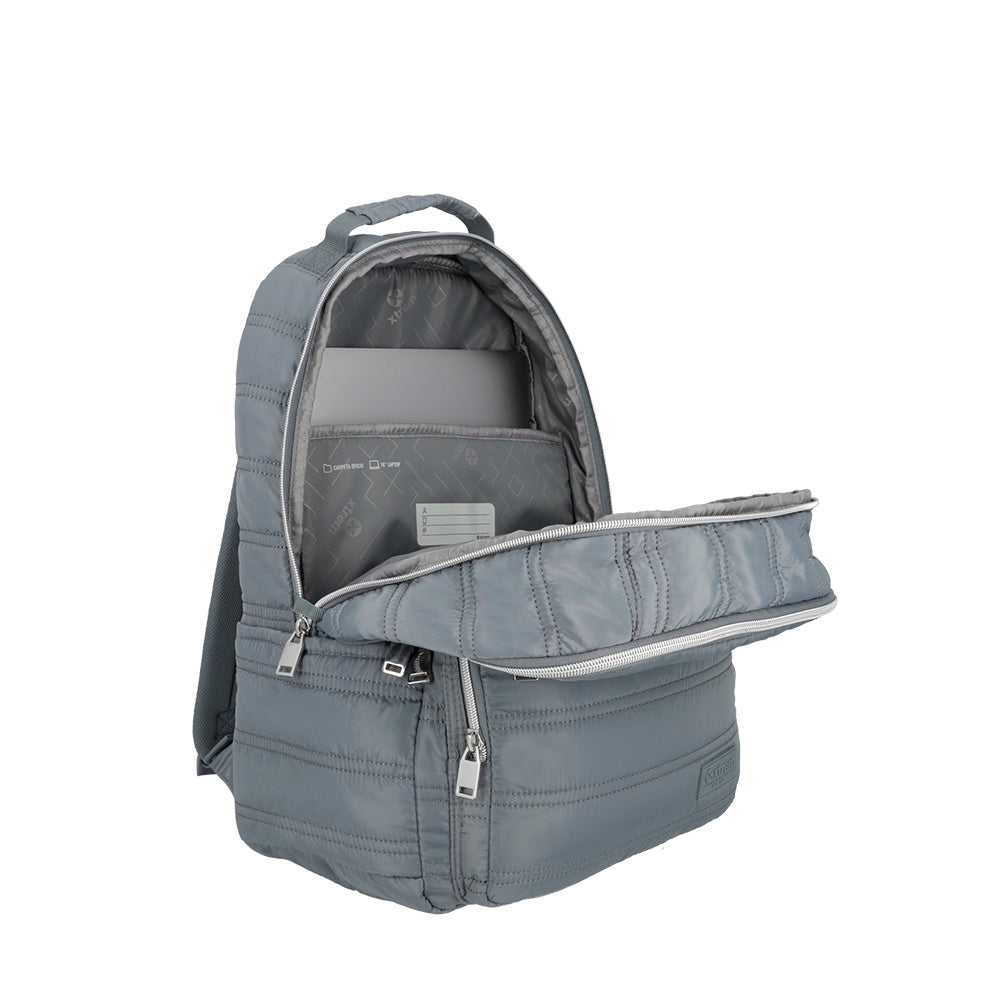 Mochila para laptop Nebraska 16" gris