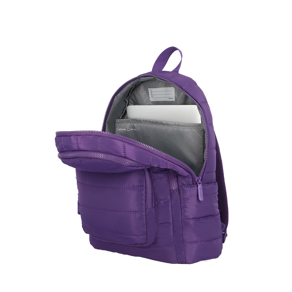 Mochila para laptop mujer Hamilton 15.6'' morada