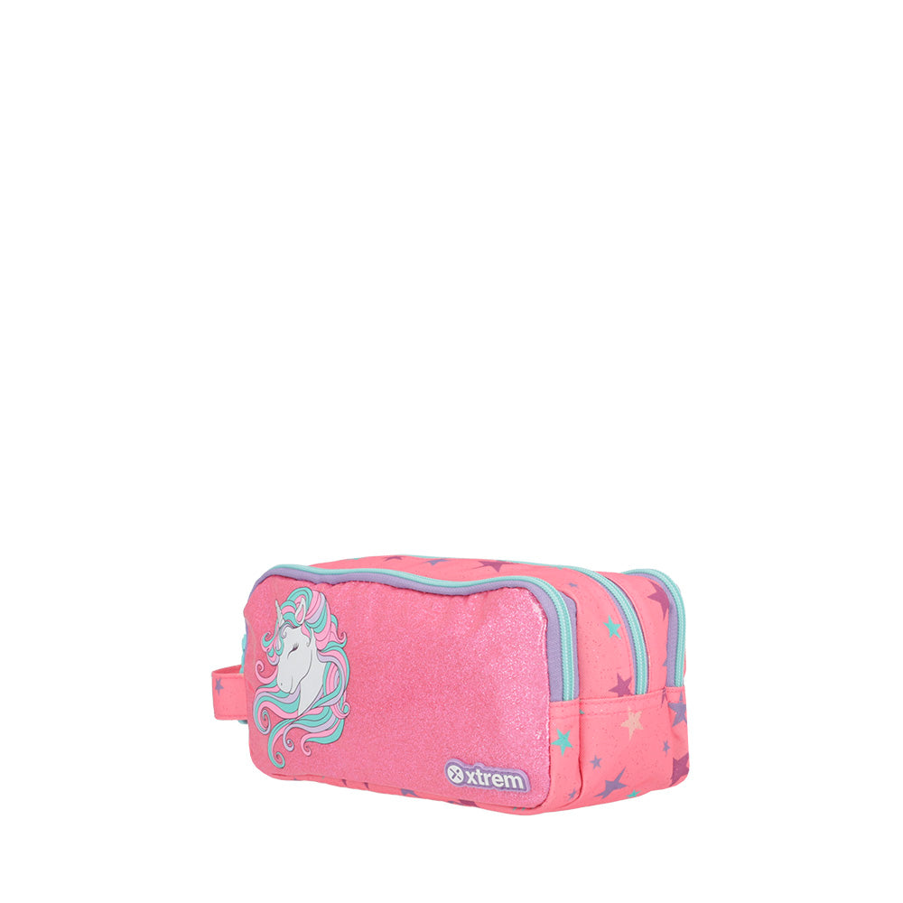 Estuche University+ 4Xt Pink Unicorn L