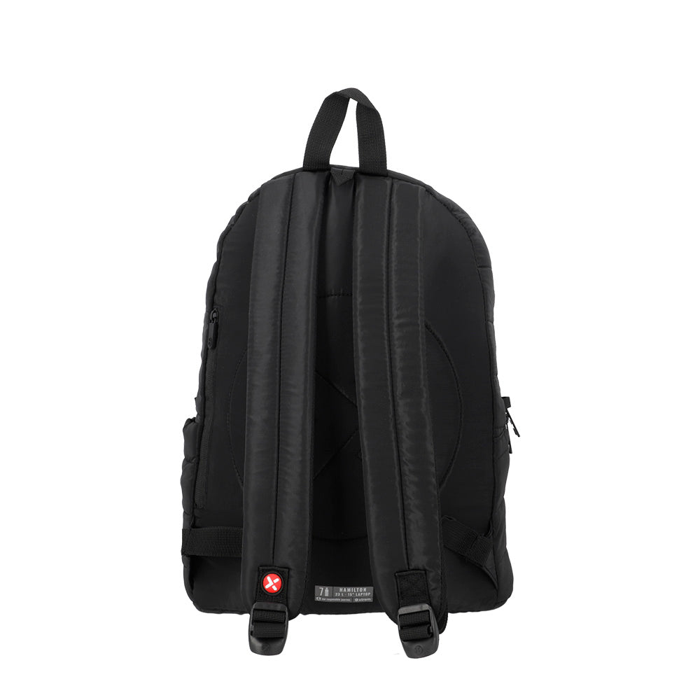 Mochila para laptop Hamilton 15" negra/rosada