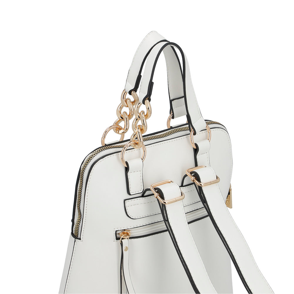 Mochila para mujer Italia blanca M