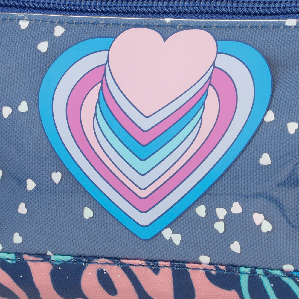 Estuche Campbell 4Xt Blue Hearts M