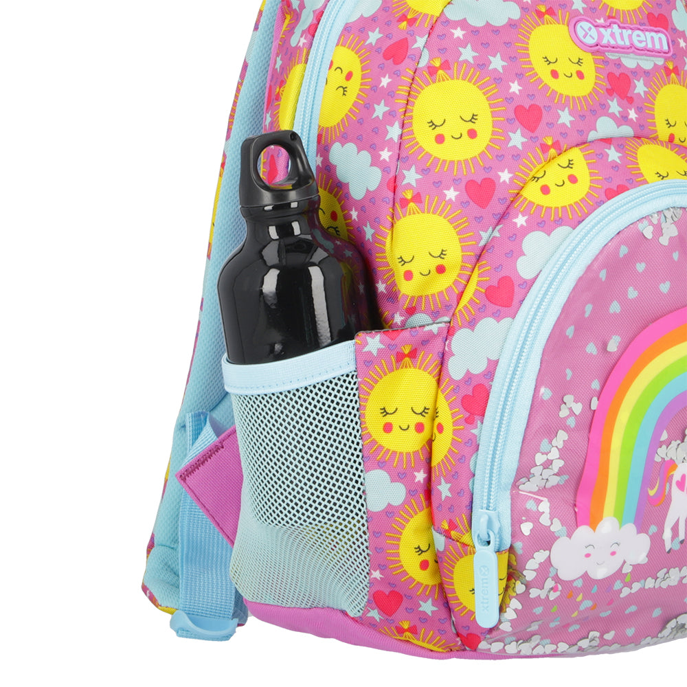 Mochila escolar Power Unicorn rosada