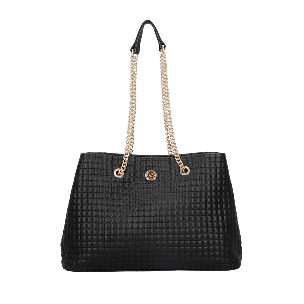 CARTERA DE HOMBRO VERSALLES FW24 NEGRO L