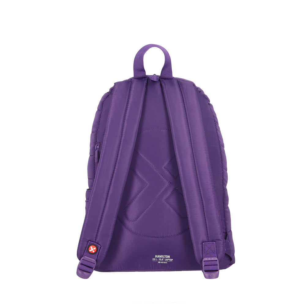 Mochila para laptop mujer Hamilton 15.6'' morada