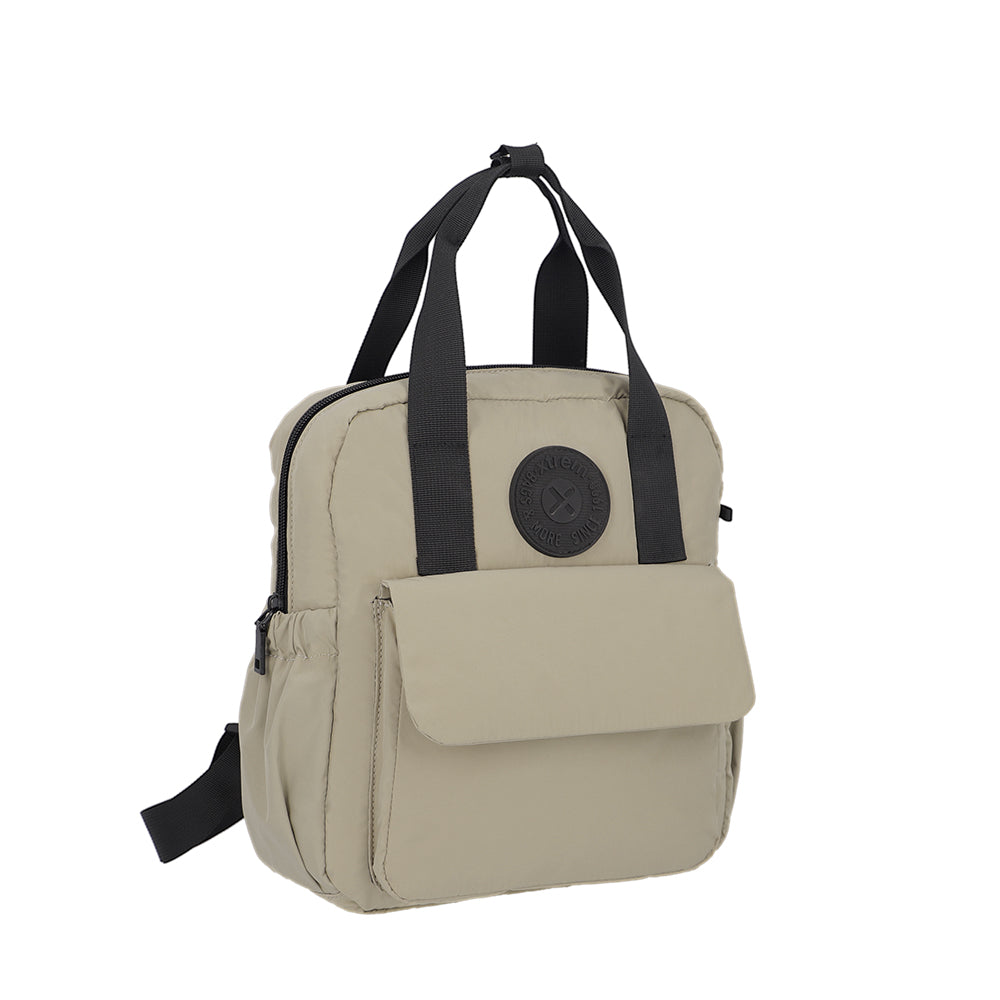 Mochila Urbana Drew Beige Pequeña